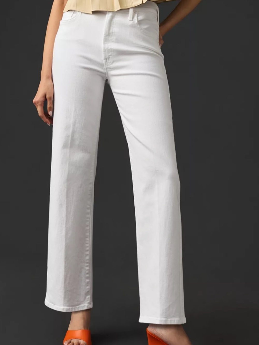 NEW MOTHER Rambler Zip Ankle Jeans Denim size 24 Fairest of Them All